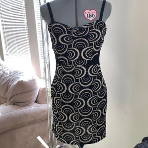 Free People Lace inset Embroidered Bodycon Dress🌹